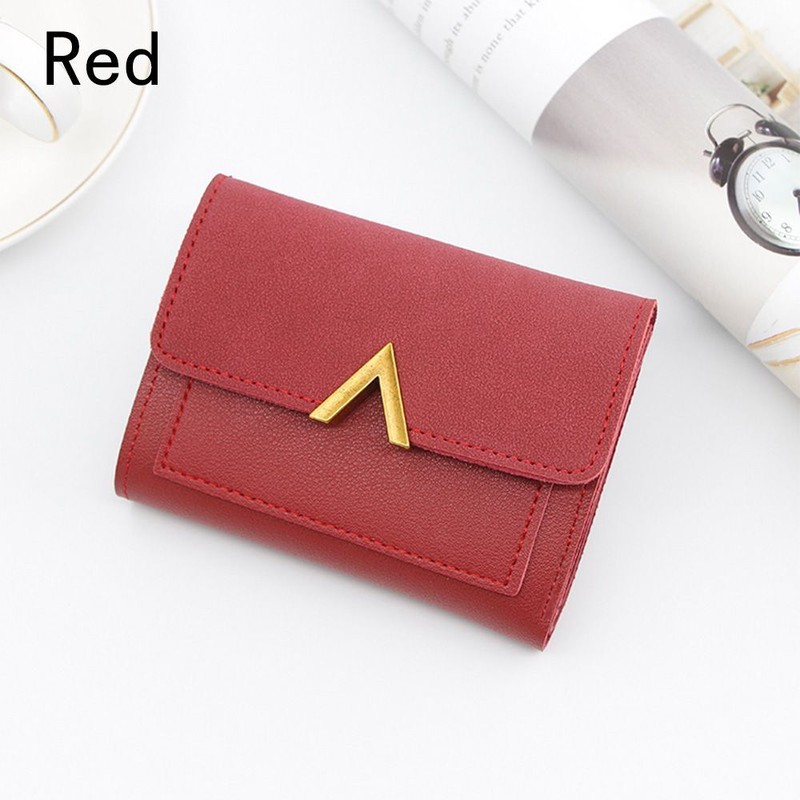 Zipper Coin Purse Cards Holder Moneybags Envelope Wallet Leather Women Wallets