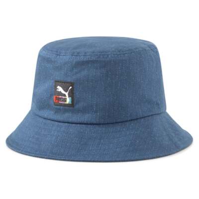 

Мужская панама Puma Prime синяя спортивная повседневная 02375702, Синий, Puma Prime Bucket Hat