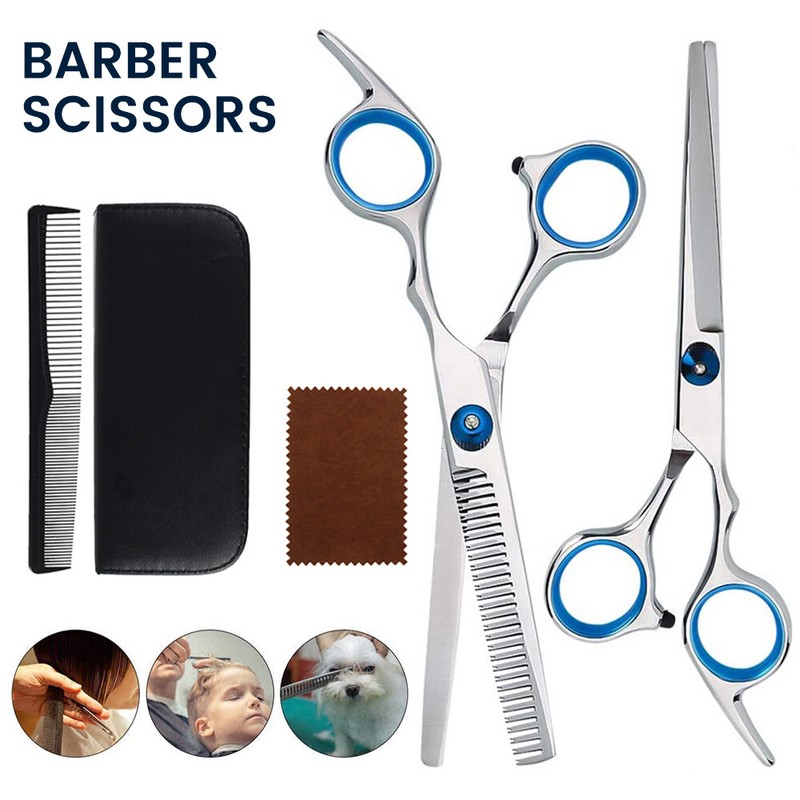 Profi Friseurscheren Set Haarschere Effilierschere Scissors Haarschneiden Set