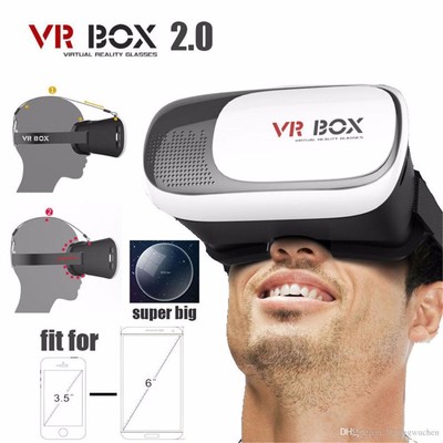 VR Box 2.0 Google Cardboard Virtual Reality 3D Glasses 2nd...
