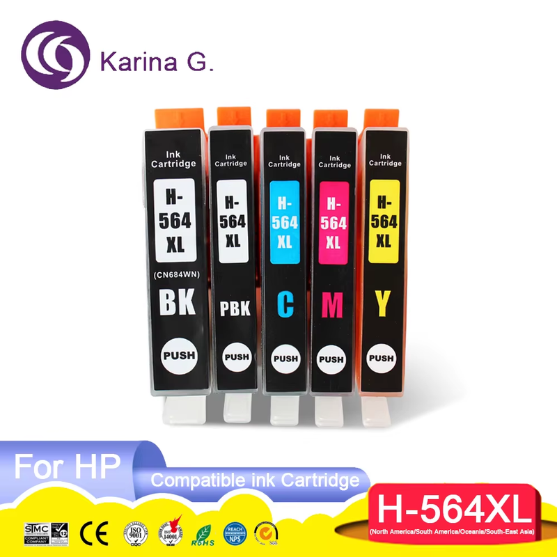 564 XL 564XL Premium Compatible InkJet Ink Cartridge for 564 For 564XL for Phot