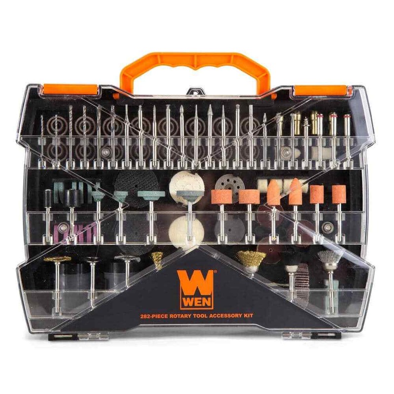 Assorted Rotary Tool Accessory Kit with Carrying Case 282-Piece for WEN & Dremel