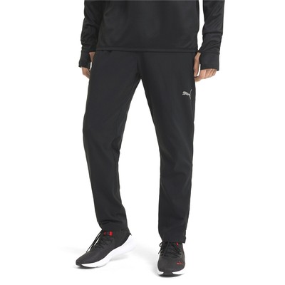 Зауженные брюки для бега Puma Favorite Мужские черные повседневные спортивные брюки 52021901