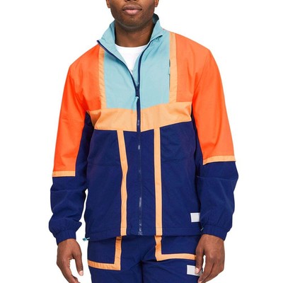 

Puma Court Side Jacket Mens Size  Coats Куртки Верхняя одежда 530324-01, Blue;orange, Puma Court Side Jacket