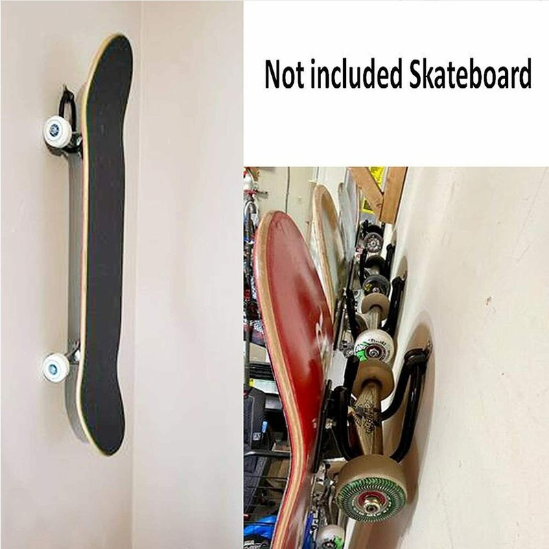 Universal Storage Rack Wall Mount Hook Display Hook Skateboard Hanger Rack