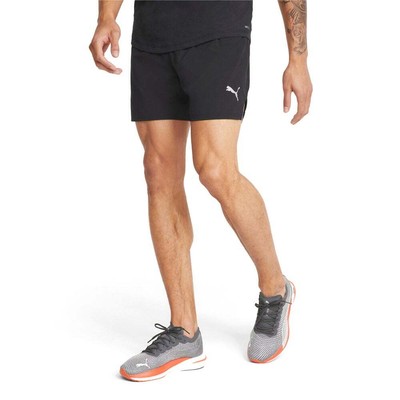 

Мужские шорты Puma Run Woven 5 Black Casual 521400-01, Черный, Puma Run Woven 5" Short