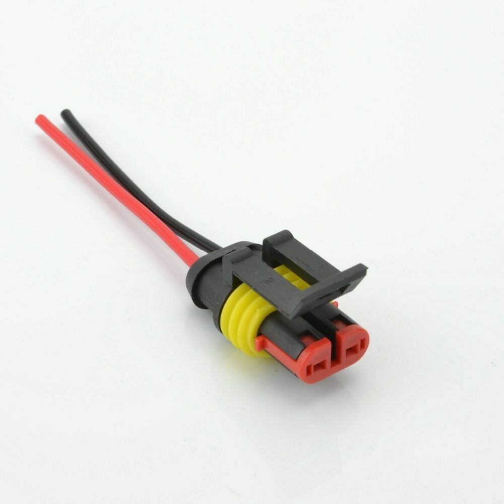 4 sets 2 Pin Waterproof Electrical Wire Connector Plug auto connectors