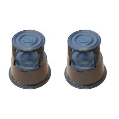 [2er] DESQ Mobiler Tritthocker aus Metall Erhältlich 42cm Fußhocker Rutschfest