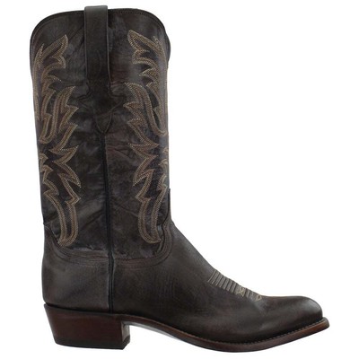 

Lucchese Mens Milo Goat Round Toe Boots Mid Calf - Коричневый, Lucchese Milo Goat Round Toe