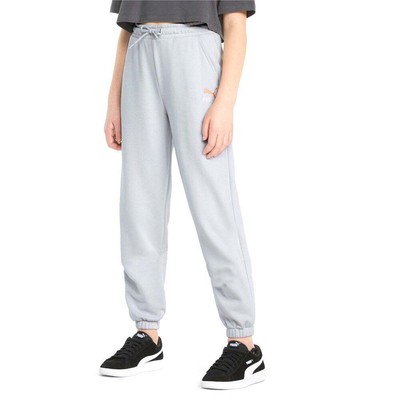 Puma Grl Relaxed Jogger Tr Cl G Girls Серые повседневные спортивные штаны 533396-21