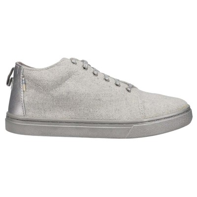 

TOMS Lenny Mid Lace Up Youth Girls Серые кроссовки Повседневная обувь 10012665, Grey, TOMS Lenny Mid Lace Up Youth