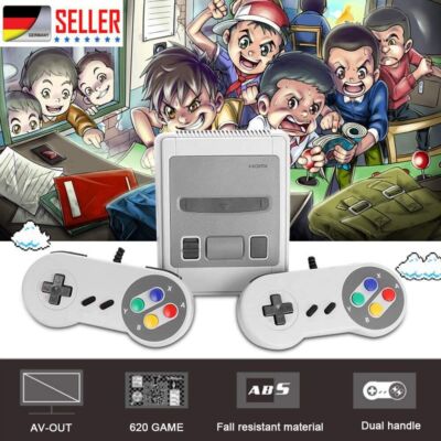 SFC Retro-Spielekonsole Klassische Spielekonsole HD-Spielekonsole 620 Spielen
