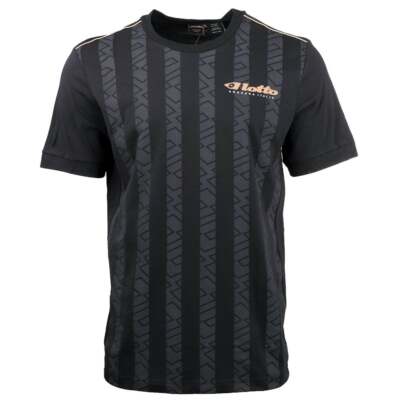 

Lotto Athletica Classic Iv футболка с круглым вырезом и коротким рукавом, мужская, размер , повседневная, Черный, Lotto Athletica Classic Iv Crew Neck Short Sleeve T-Shirt