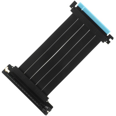  90 Degree Pcie Riser Cable 4.0 Iec Power Extension Cord Adapter