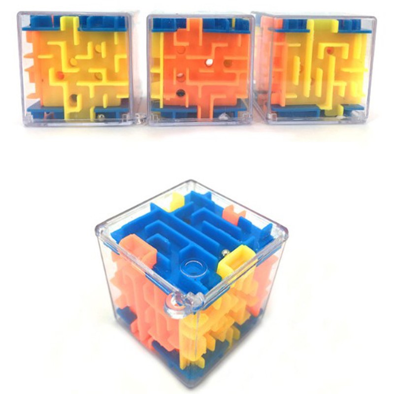 Magical 3d Maze Magic Cube Labyrinth Rolling Toys For Kids Children Puzzle Game~