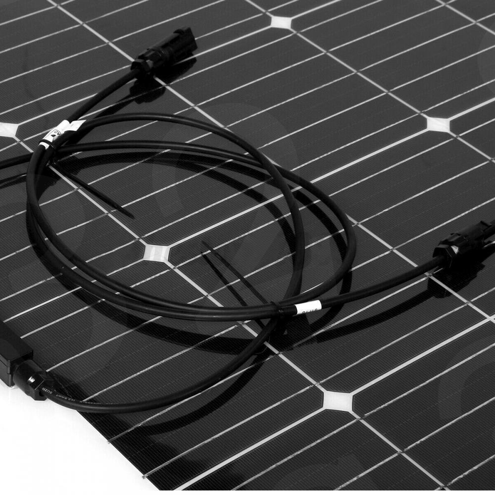280W 18V High Flexible Solar Panel Monocrystalline Tile Panel Kit Waterproof US