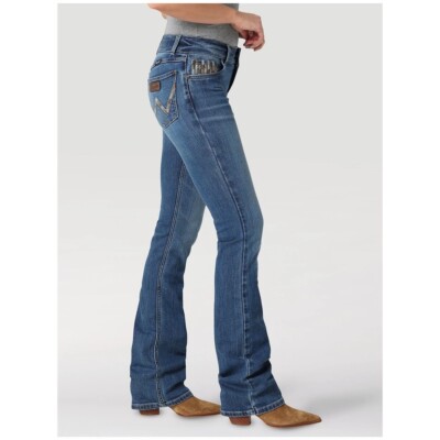 Wrangler Retro Jeans Women's 25x36 Blue Mae Bootcut Cowgirl NWT Pants Faye