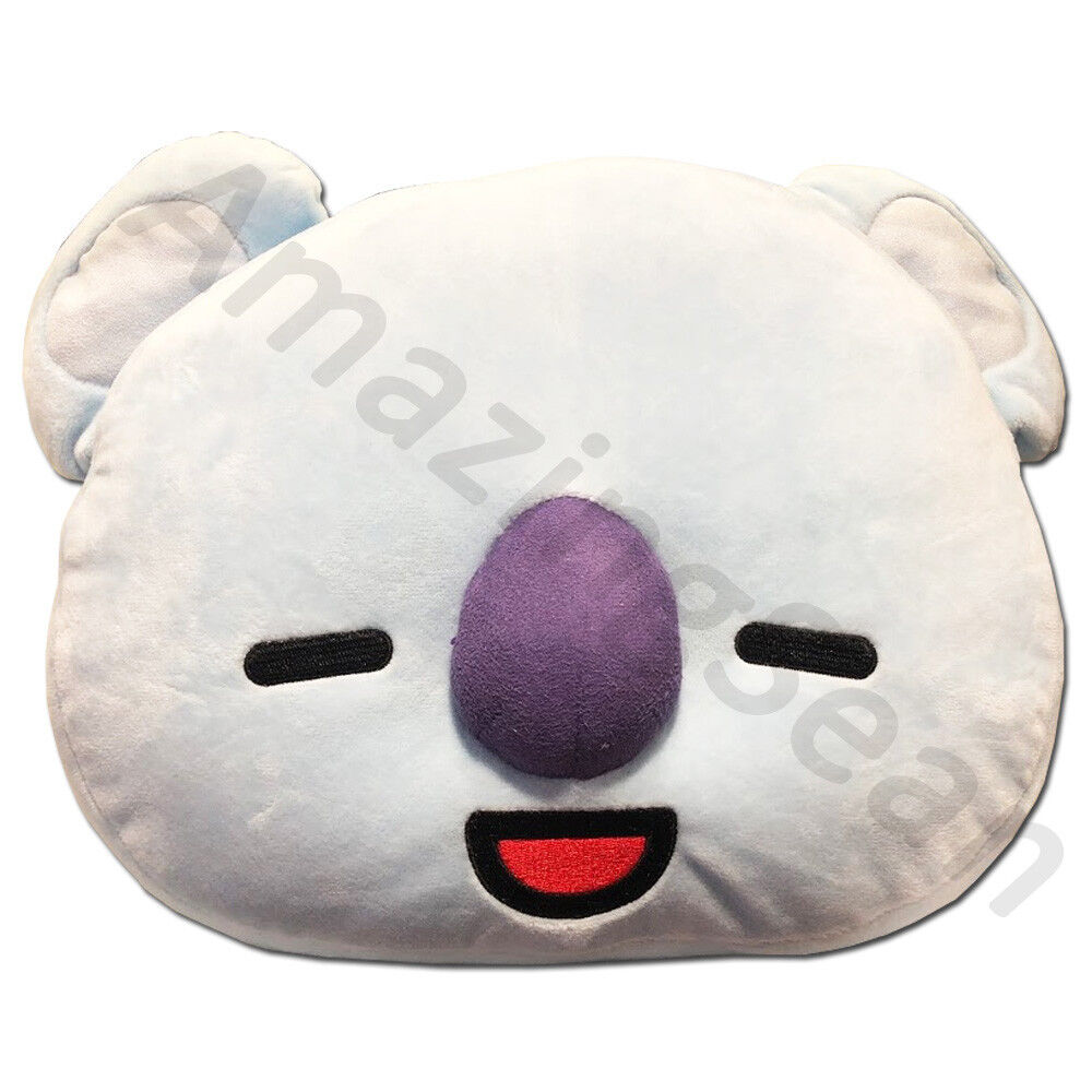 OFFICIAL BT21 CUSHION SMILE, BTS MANG CHIMMY TATA COOKY AUTHENTIC BT21 PILLOW