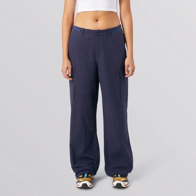 

Женские брюки-карго HUF Wmns с двойным коленом темно-синий, HUF Wmns Double Knee Cargo Pants