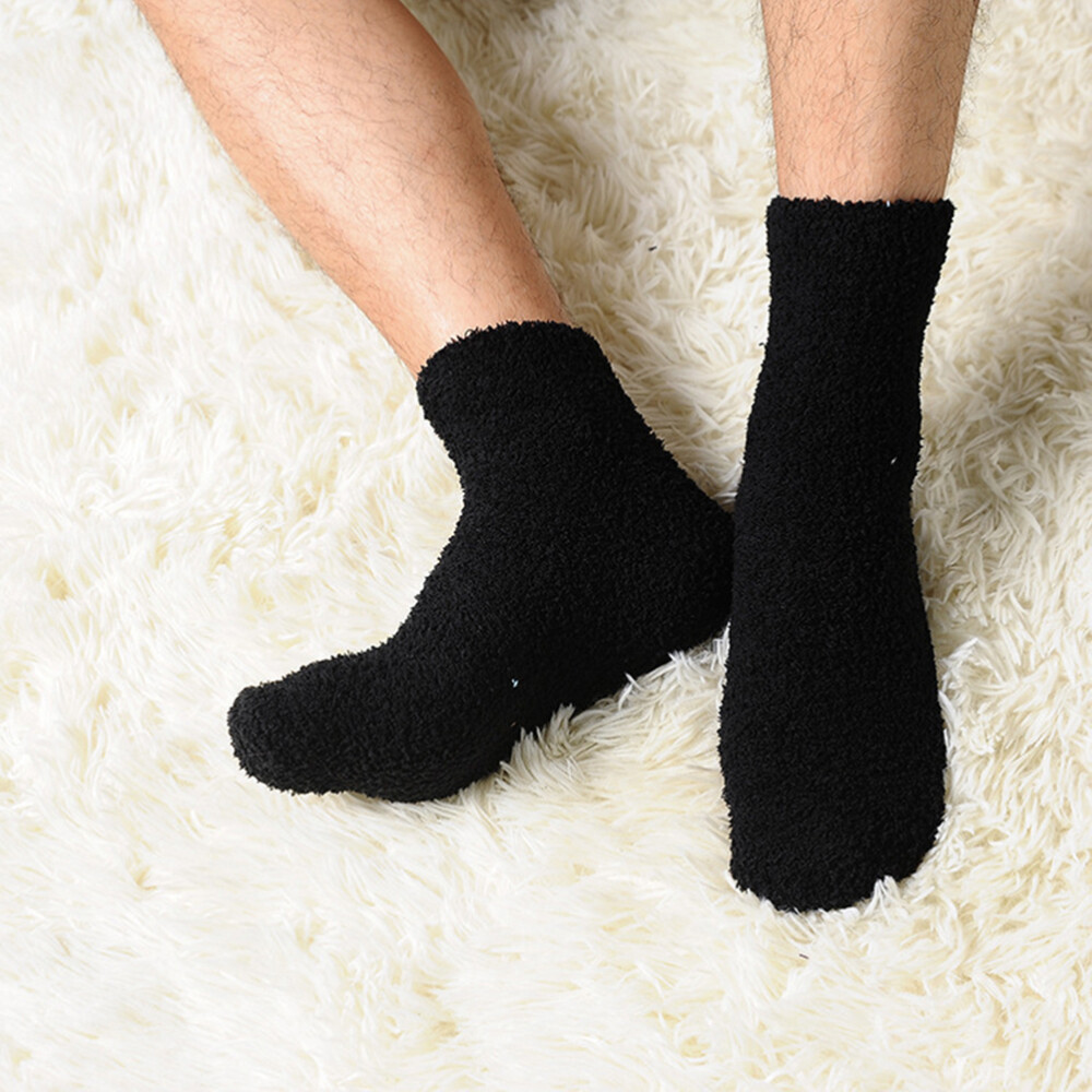 Home Fuzzy Sleeping Stockings Slipper Socks For Men