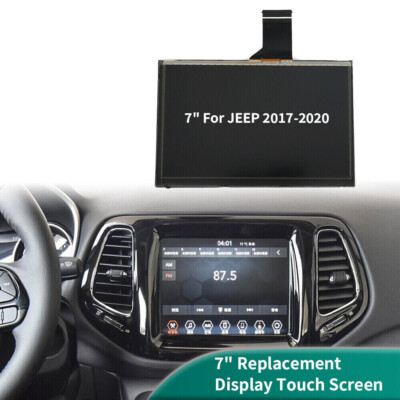 7'' LCD Display Touch Screen For 2017-2020 Jeep Compass Radio Navigation Replace