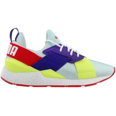 

Повседневная обувь Puma Muse Speckle Lace Up Youth Girls Blue Sneakers 370773-01, Синий, Puma Muse Speckle Lace Up Youth