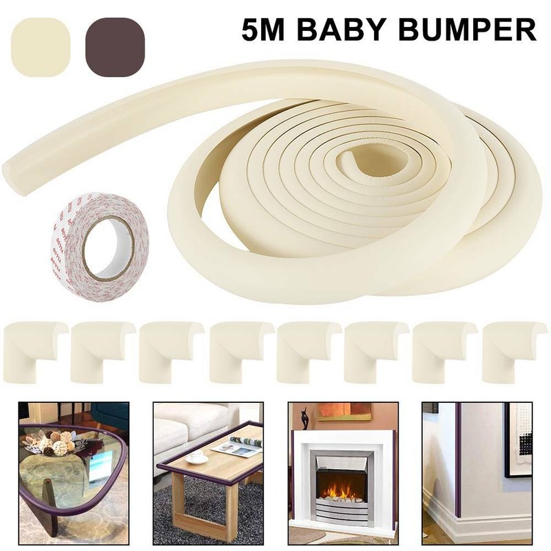 5m Edge Corners Guards Foam Corner Protectors Baby Table Safety