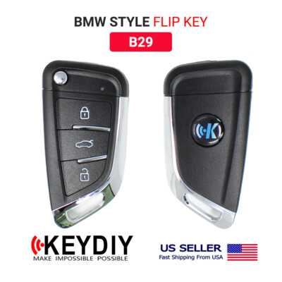 KEYDIY Car Flip Key Remote BMW Style B-Series 3 Buttons B29 for KD-X2