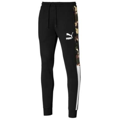 

Puma T7 Aop Slim Fit Спортивные брюки Мужские повседневные спортивные штаны размера  595268-51, Черный, Puma T7 Aop Slim Fit Track Pants