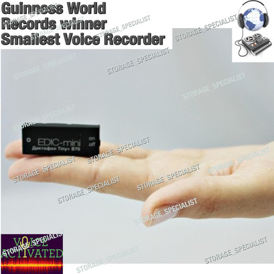 Digital Voice Recorder Edic Mini Tiny+ B70 Listening Device Activated