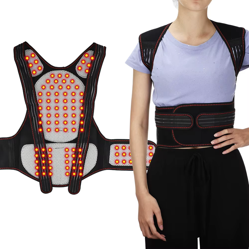 108/111 Tourmaline Magnets Self-heating Belt Protector Relieve Shoulder Muscle J