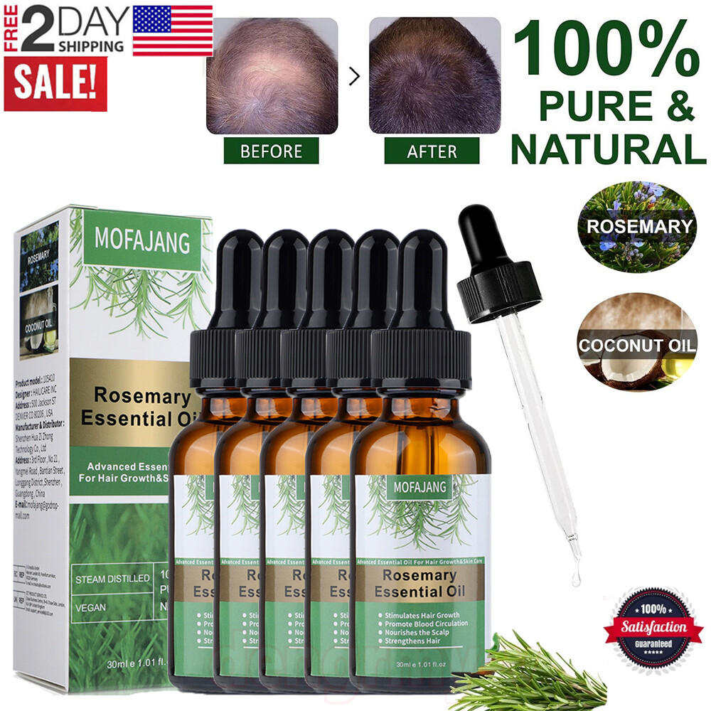 1-5pc Rosemary Oil for Hair Growth,Nourishes the Scalp,Improve Blood Circulation
