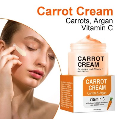 Carrot Vitamin C Face Cream 30g Free Shipping World Wide