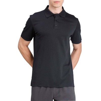 

Puma Porsche Design Reflective Tec Polo Shirt Mens Black Casual 598 с коротким рукавом, Черный, Puma Porsche Design Reflective Tec Short Sleeve Polo Shirt