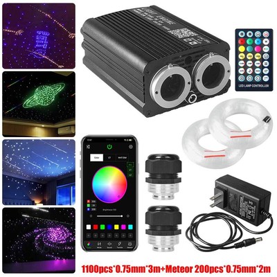 1000/1100X Twinkle Double Colored Fiber Optic Car/Home Headliner Star Light kit