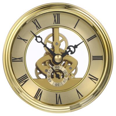 1PC Antique Wall Hanging Clock Silent Desk Alarm Clock Lightweight Number Clock
