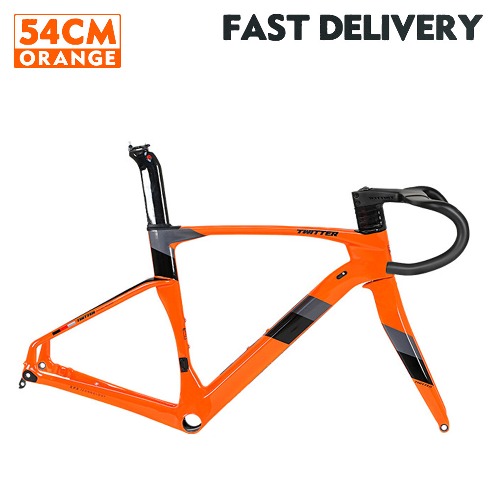 Frame Carbon Fiber Orange 54cm