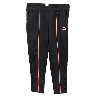 Puma Brushed Back Poly Tricot Pants Молодежные девушки Черные повседневные спортивные штаны 92