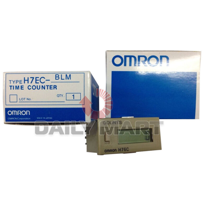 Omron Automation H7ec-blm H7ecblm Counter Totalizer 6digit 30cps Screw Terminal