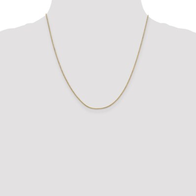Pre-owned Superdealsforeverything Real 14kt Yellow Gold .9mm Round Snake Chain; 20 Inch; Lobster Clasp