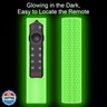Protective Case Compatible for NVIDIA Shield Android TV Pro 4K HDR Streaming Media Player,Remote Case Skin Holder for NVIDIA Shield Remote Controller,Shockproof Remote Bumper Back Cover-Glowgreen