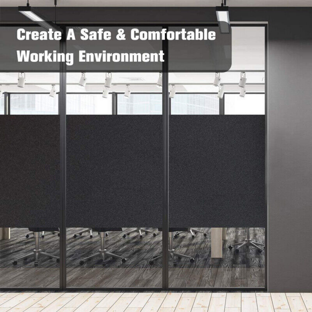 Rabbitgoo Frosted Window Film Pricacy Static Cling Glass Sticker Anti-UV Vinyl