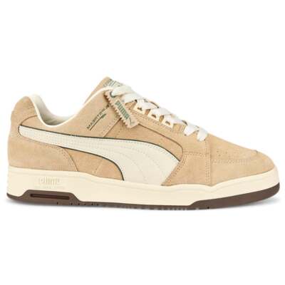 

Puma Players Lounge Slipstream Мужские бежевые кроссовки на шнуровке Повседневная обувь 387632, Бежевый, Puma Players' Lounge Slipstream Lace Up