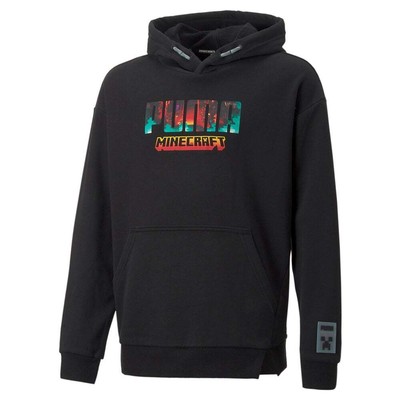

Puma Mine X Graphic Hoodie Youth Boys Size  Пальто Куртки Верхняя одежда 67036251, Черный, Puma Mine X Graphic Hoodie Youth