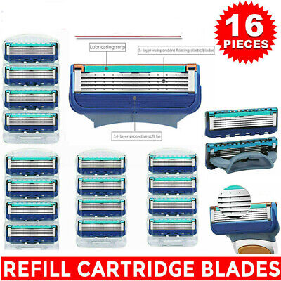 16PCS 5-Layer Blades for Mens Proglide Power Razor Blue Fast Ship US Stock