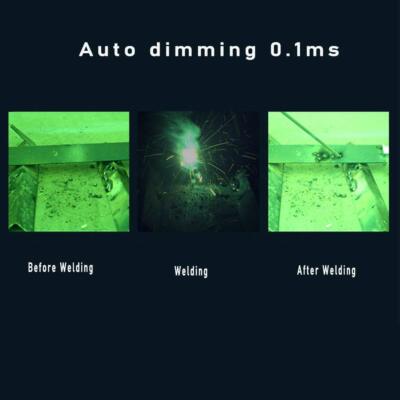 Auto Darkening Welding Goggles, View Area 4.72x1.37 Inch, Assemblable Welding...