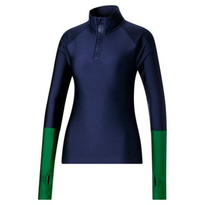 

Puma Ambrose X Shot Caller Mock Neck QuarterZip Pullover Womens Size  Casual T, Синий