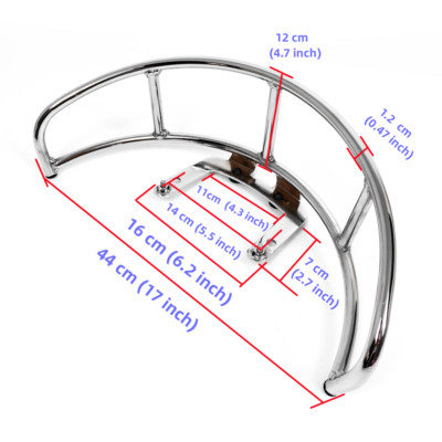Solo Rider Grab Rail Chrome Nice Seat Rail Driver For indian Chief Sringfield