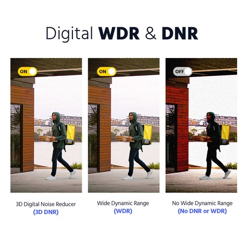 ANNKE HD 3K 5MP 4in1 Security Camera Outdoor Color Night Vision Audio Recording