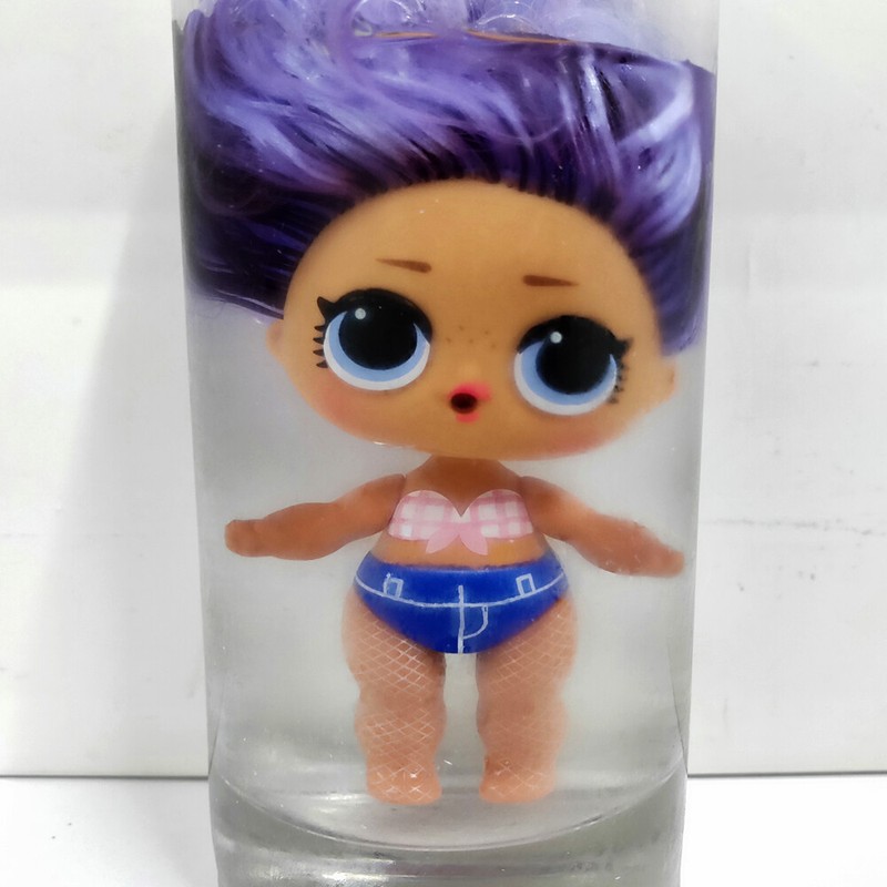 lol doll with purple hair
